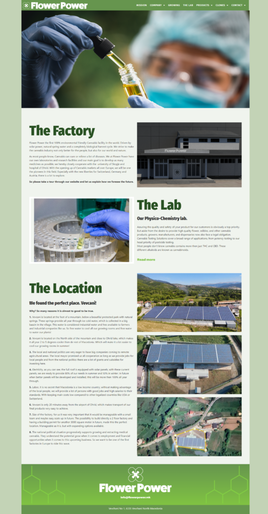 Portfolio Webdesign Amsterdam Flowerpower