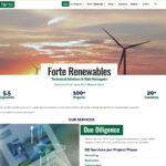 Website design forte renewables