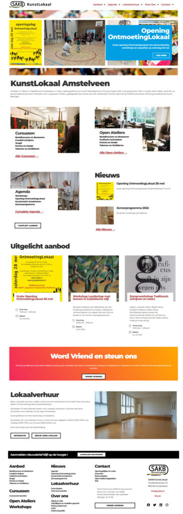 WebSpaceZ Webdesign SAKB KunstLokaal
